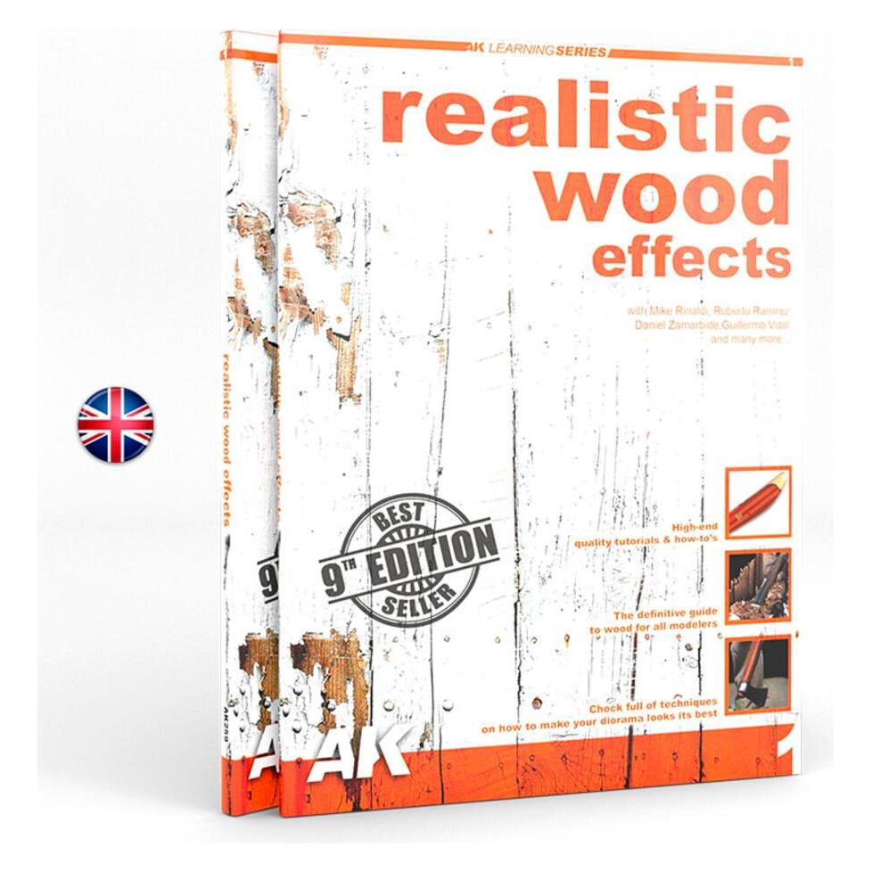 AK Interactive REALISTIC WOOD EFFECTS (AK LEARNING SERIES No1) English (Englisch) (AK259)