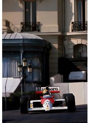 Uplift Essentials Vintage F1 Monaco Racing Poster   Max Verstappen Canvas Wall Art style 9 8 X 12 In