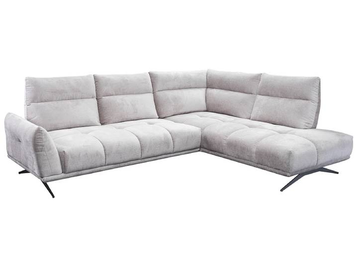 Ecksofa JUST 4 YOU GIOVANNI Polyester hellgrau