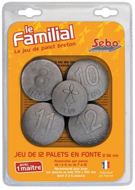 Cadetel Jeu de Palets Familial - 1 à 6