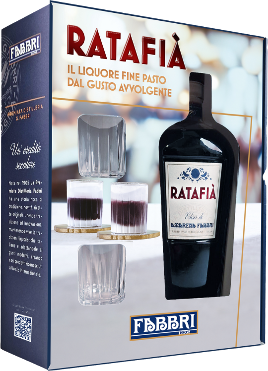Fabbri 1905 Glass Pack Ratafià e Bicchieri