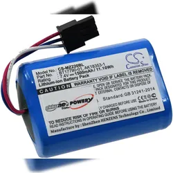 Powery Akku passend für mobilen Drucker Zebra MZ220, MZ320, Typ M3I-0UB00000-03 u.a.