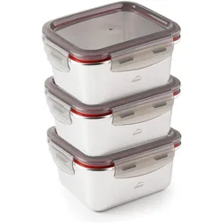 Lacor EcoInox (x3), Vorratsbehälter, Weiss