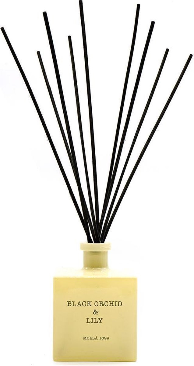 Cereria Mollà 1899 Mikado XL Geurstokjes Black Orchid & Lily 500 ml