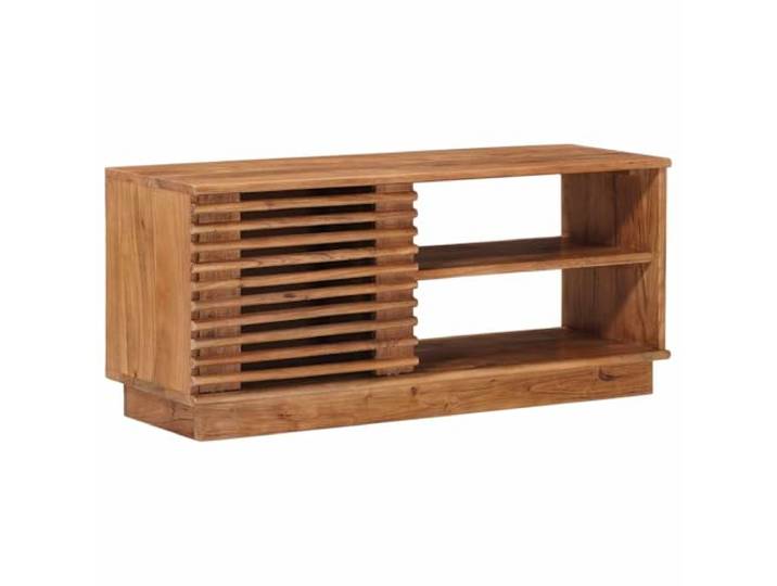 Heofavd TV-Schrank Akazie Massivholz Lowboard Natur 90x30x40 cm