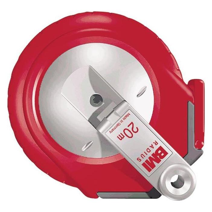 BMI Kapselbandmass RADIUS Länge 15 m Bandbreite 13 mm mm/cm EG II Kunststoff Stahlmassband (15 m) (501214015AF)