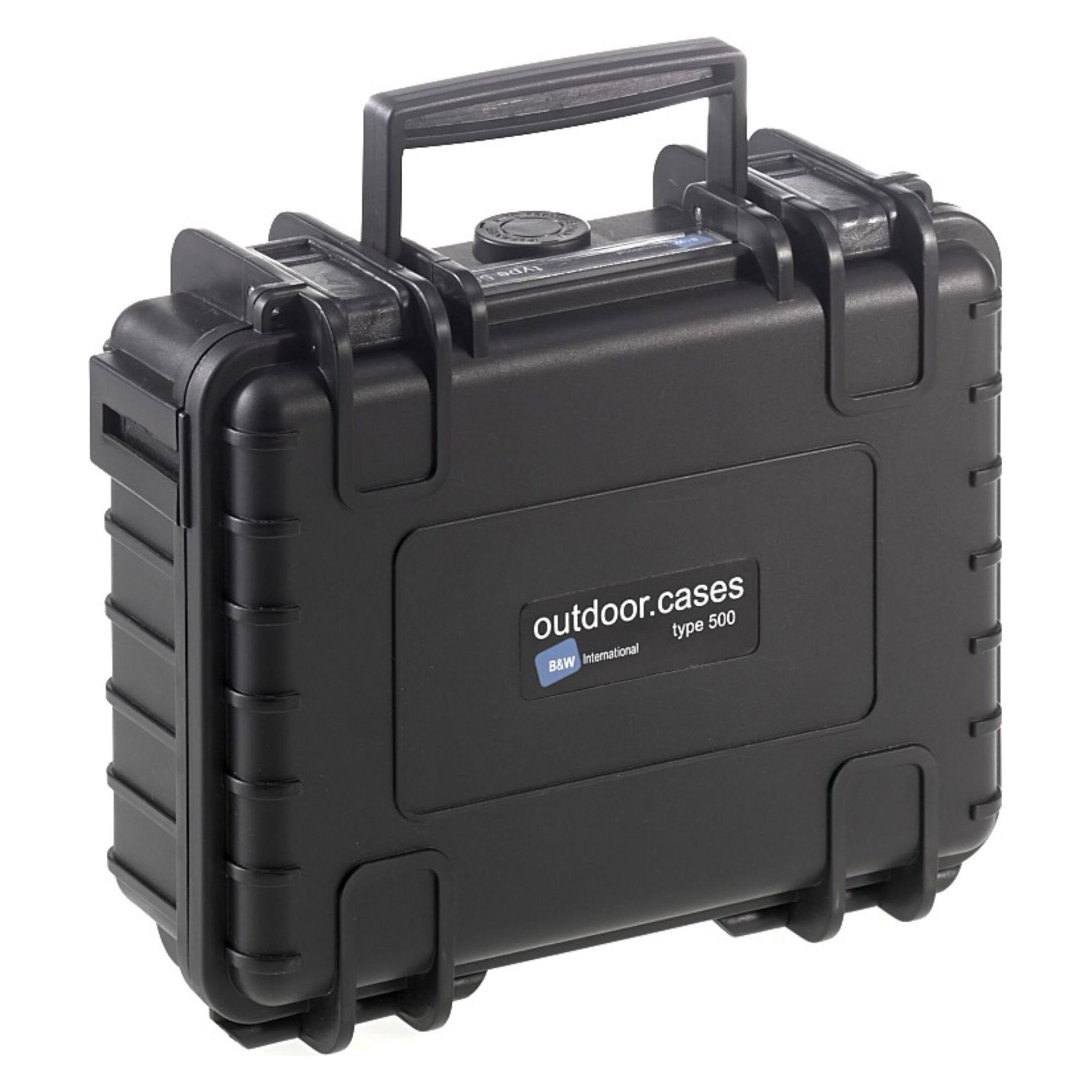 B+W Transportkoffer schwarz für DJI Action 2 Power Combo DER Koffer für deine DJI Action 2 Power Combo o (Fotokoffer, 2.30 l) (118151)