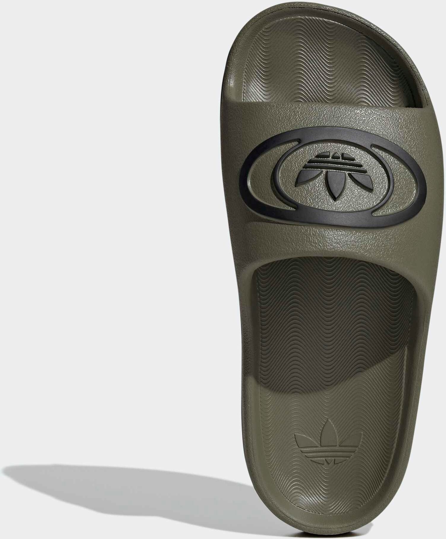 Badesandale ADIDAS ORIGINALS "ADILETTE 00S BADESCHLAPPEN", Herren, Gr. 39, grün (olive strata, core schwarz, none), Synthetik, Schuhe Badesandale, Badelatschen olive strata, core schwarz, none 39