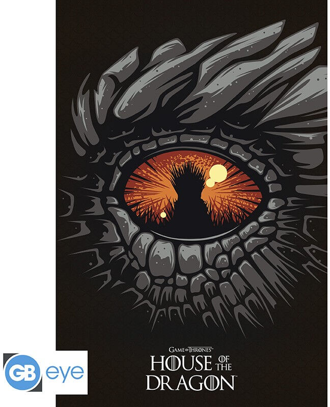 GBeye Game of Thrones House of the Dragon Maxi Poster-Dragon's Eye (Diversen) Nieuw