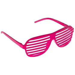 Gitter-Brille, neonpink