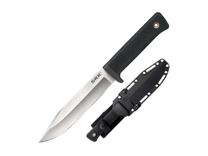 Cold Steel SRK Survival Rescue Messer mit Fester Klinge und Secure-Ex-Scheide – Standard-Messer der Marine-Seals, ideal für Taktische, Outdoor-, Jagd- und Überlebensanwendungen