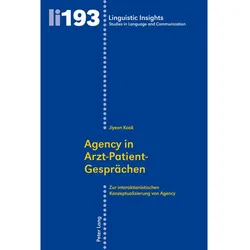 Agency in Arzt-Patient-Gesprächen, Fachbücher von Jiyeon Kook