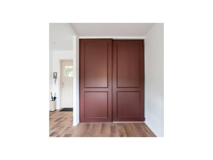 Kit moulure fine pour porte placard dressing Bordeaux FSC 100% décoration intérieure