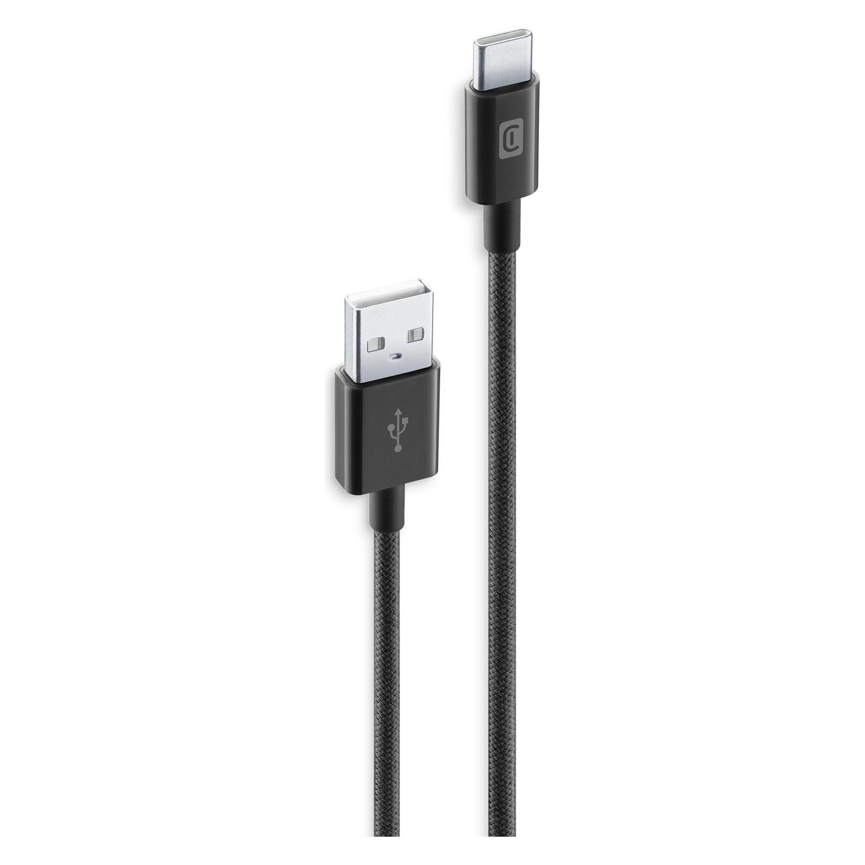 Cellularline Braided Data Cable 1,5 m (1.50 m, USB 2.0, 15 W) (60909)