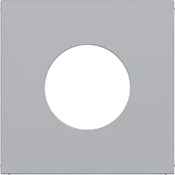 Hager WAF3554TA Zentralstück für Drucktaster/Lichtsignal E10, A.x/C.x, titan metallisch lackiert
