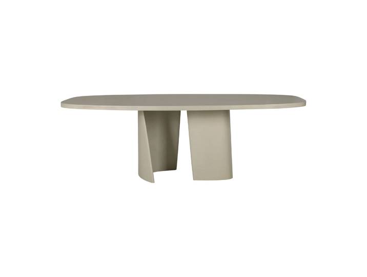 Ethnicraft - Table ovale Canyon - Gris - Polystyrène expansé