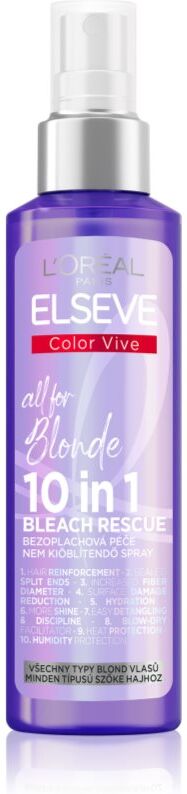 L’Oréal Paris Elseve Color-Vive Purple spray sans rinçage pour tous types de blonds 150 ml