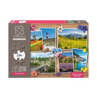 TEAMPUZZLE – Sehnsuchtsorte – 194 Teile – Seniorenpuzzle mit großen & kleinen Teilen