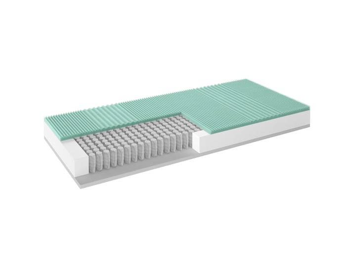 MyDeal Matratze Duett weiss Schaumstoff 120 x 200 cm H3 - Mittel