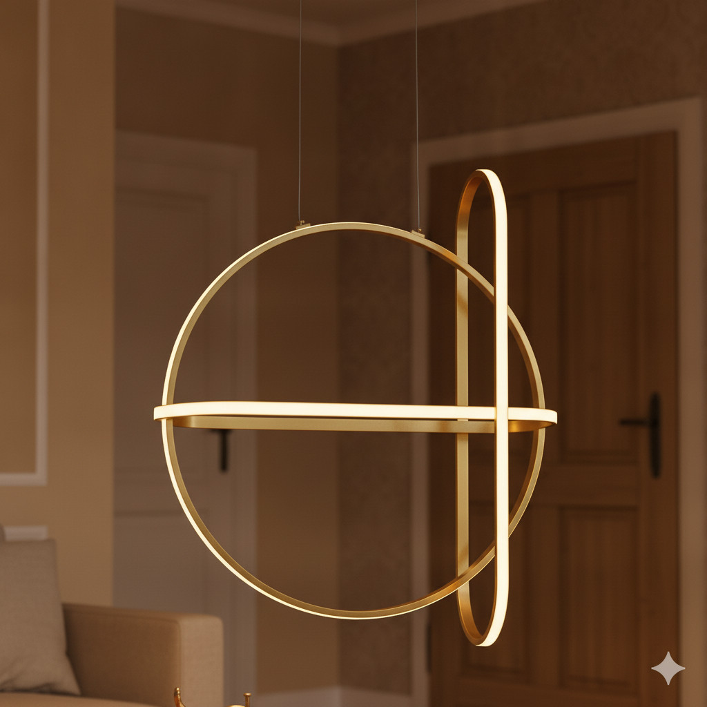 Lyora Design hanglamp Arte rond goud/messing