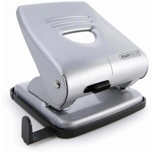RAPESCO Locher 827, 1023, silber, Bürolocher, Stanzleistung ca. 30 Blatt