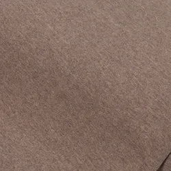 Sweatstoff "Basic" mit weich gerauter Innenseite, taupe-melange