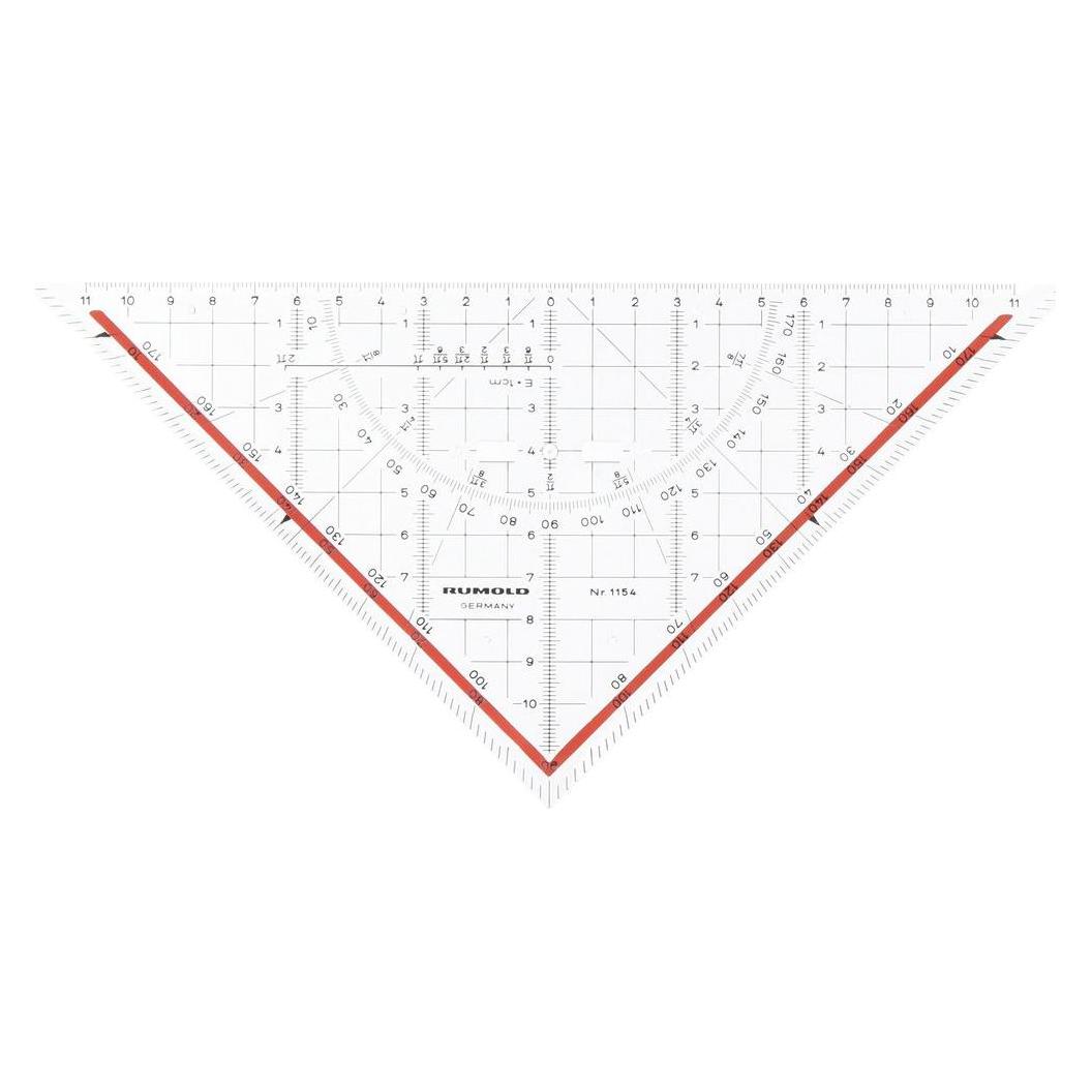 Rumold Geometrie-Dreieck (25 cm, Kunststoff) (4012108130301)