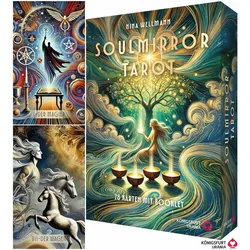 Soulmirror Tarot - 78 Karten mit Buch - (Soul Path, sensitive Tarotkarten), Ratgeber von Nina Wellmann