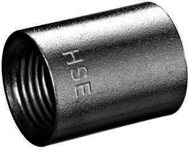 Schmidt, Hermann Hermann Schmidt Temperguss 16 Muffe 44160010 DN 10, 3/8", schwarz