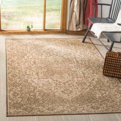 SAFAVIEH Linden Rick Indoor/ Outdoor Waterproof Patio Backyard Rug