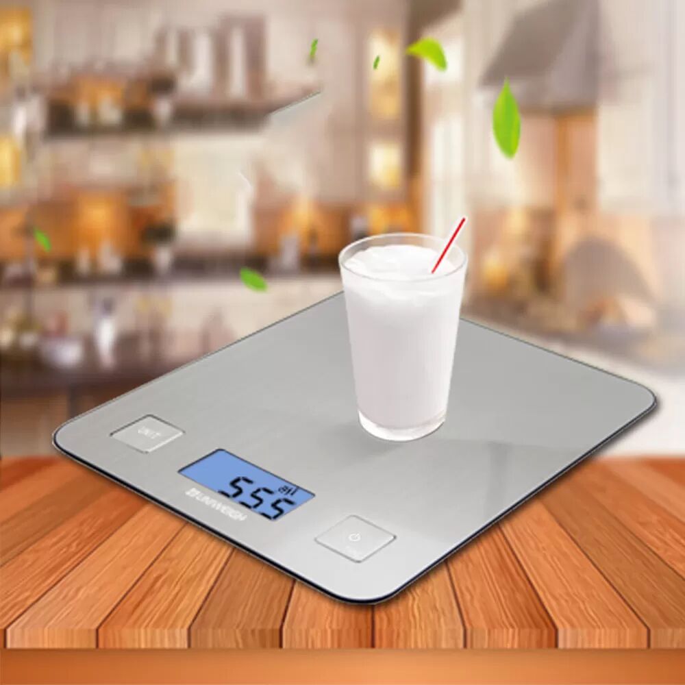 INF Digitale Küchenwaage 5KG/1g - Genaue Lebensmittelwaage