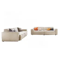 SITZGRUPPE SAMU Beige Webstoff (2er-Set)