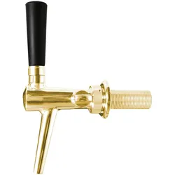 Ich-zapfe Kompensatorhahn, aus Chromnickelstahl, Modell - C-TAP, Goldoptik, Getränkespender Zubehör, Gold