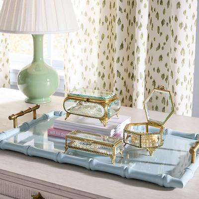 Ornate Glass Boxes - Hexagon - Ballard Designs