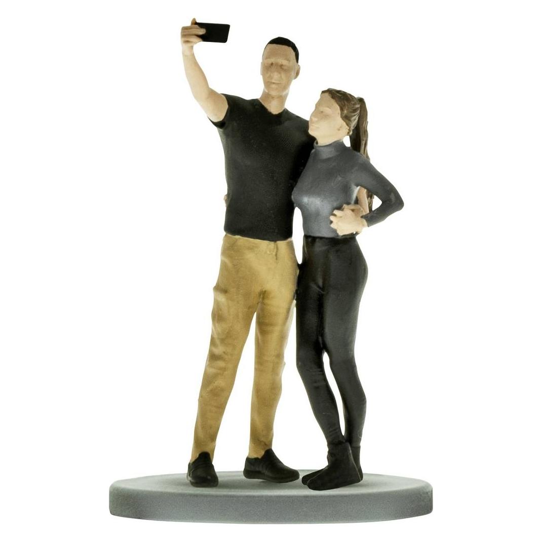 Viessmann Modelltechnik H0 Paar schiesst Selfie und Blitzlicht Stehend (1559)
