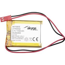Akyga Modellbau-Akkupack (LiPo) 3.7 V 1150 mAh JST AKY0659