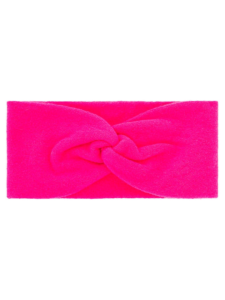 Zwillingsherz Kaschmir-Stirnband in Pink - onesize