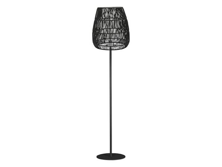 PR Home of Scandinavia Terrassen Rattan Stehleuchte grau schwarz Agnar IP44 154cm E27