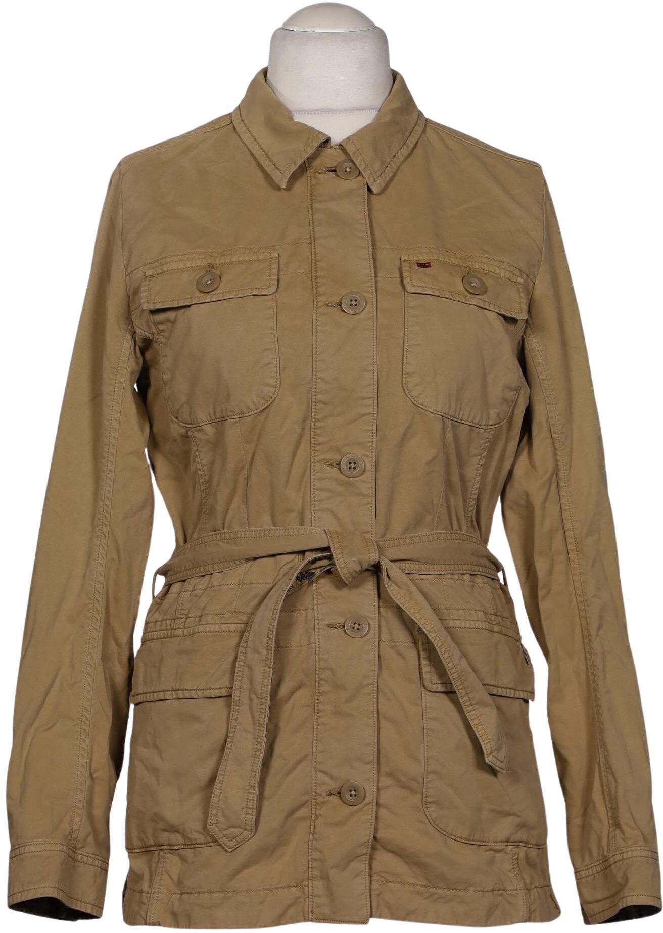 Napapijri Damen Jacke, Beige, Gr. L, Baumwolle - Second Hand