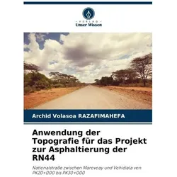 Umbreit, Landkarte, Anwendung der Topografie für das Projekt zur Asphaltierung der RN44