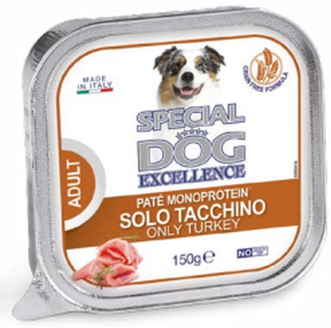 Special Dog Excellence Monoprotein Vaschetta Multipack 24x150G TACCHINO