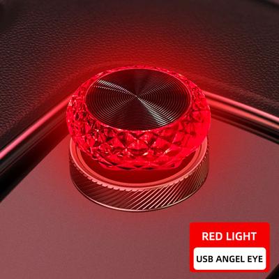 Of Wheels Deals USB Mini LED Ambient Light, Colorful Car Interior Lamp, Computer Atmosphere Light, Portable Plug And Play red