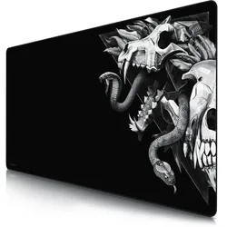 Titanwolf Gaming Mauspad, XXXL Speed Mousepad 1200 x 600 mm, Geschwindigkeit & Präzision, Wolf Skull