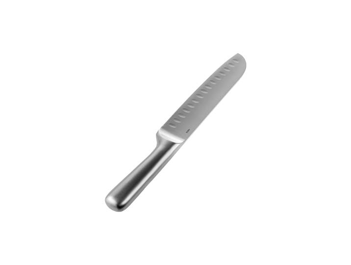 Alessi - Couteau Santoku Mami - Métal - Acier inoxydable - Designer Stefano Giovannoni