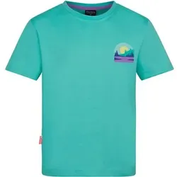 TROLLKIDS Girls Gryllefjord Panorama T GOTS, Größe 98 in Blau Blau