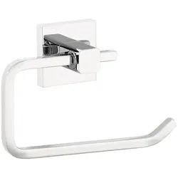 tesa, Toilettenpapierhalter, DELUXXE Toilettenrollenhalter inkl. Klebelösung ohne Bohren