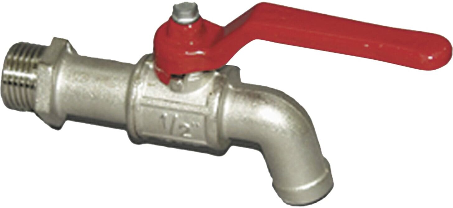 CEMO Kugelauslaufhahn 3/4 " Messing vernickelt (3776)