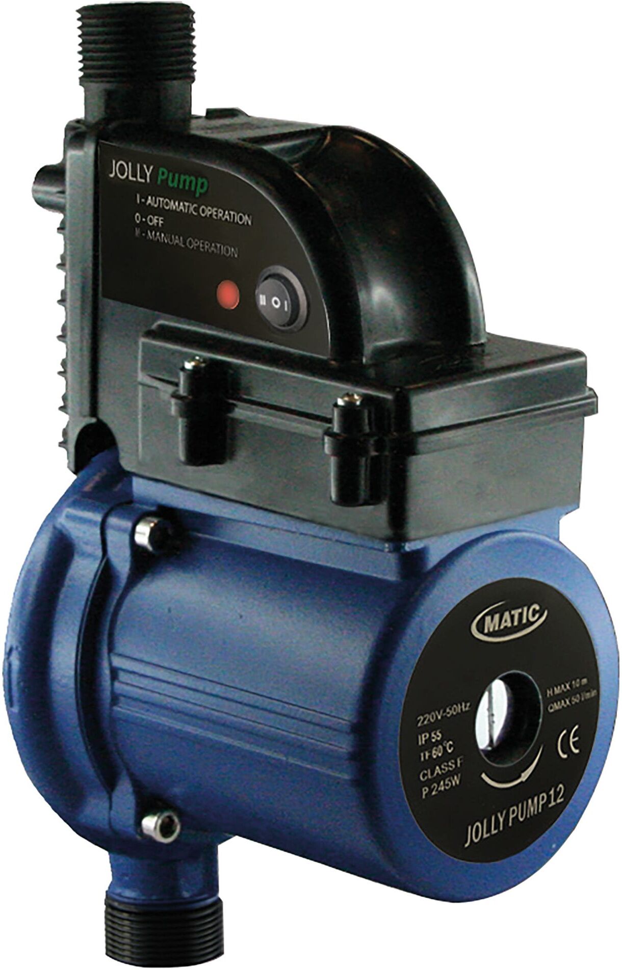 Tecnomat CIRCOLATORE MATIC JOLLY PUMP 12 AUMENTO DI PORTATA AUTOMATICO CONTROLLO MARCIA A SECCO