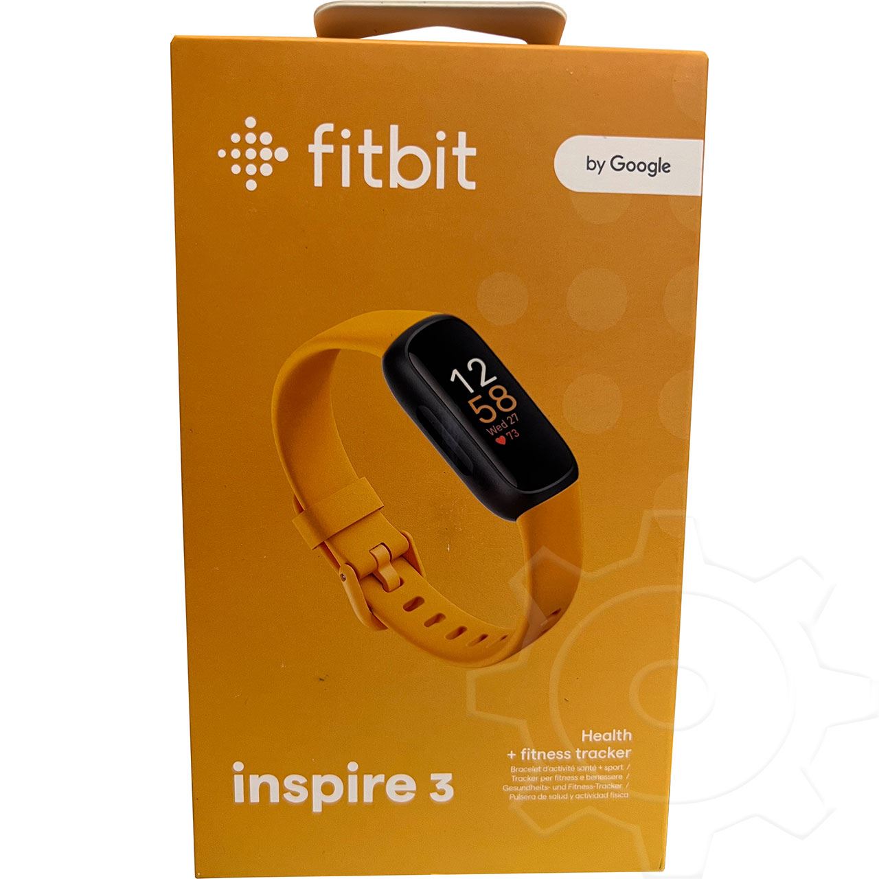 Fitbit Inspire 3, morning glow - black