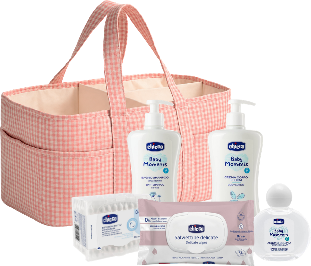 Chicco Baby Moments Cesta de Maternidade Rosa